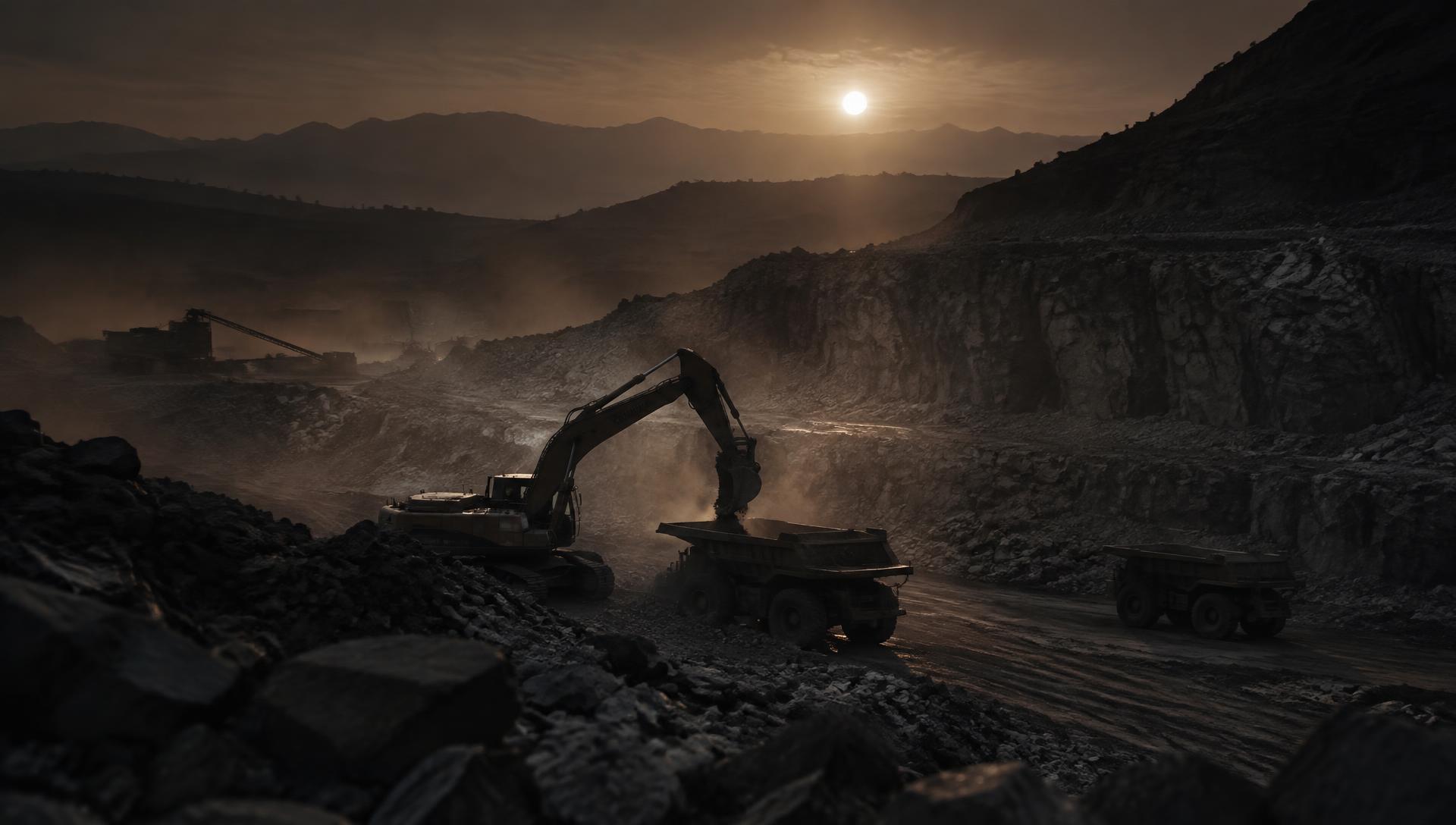Bajri and gravel quarry site